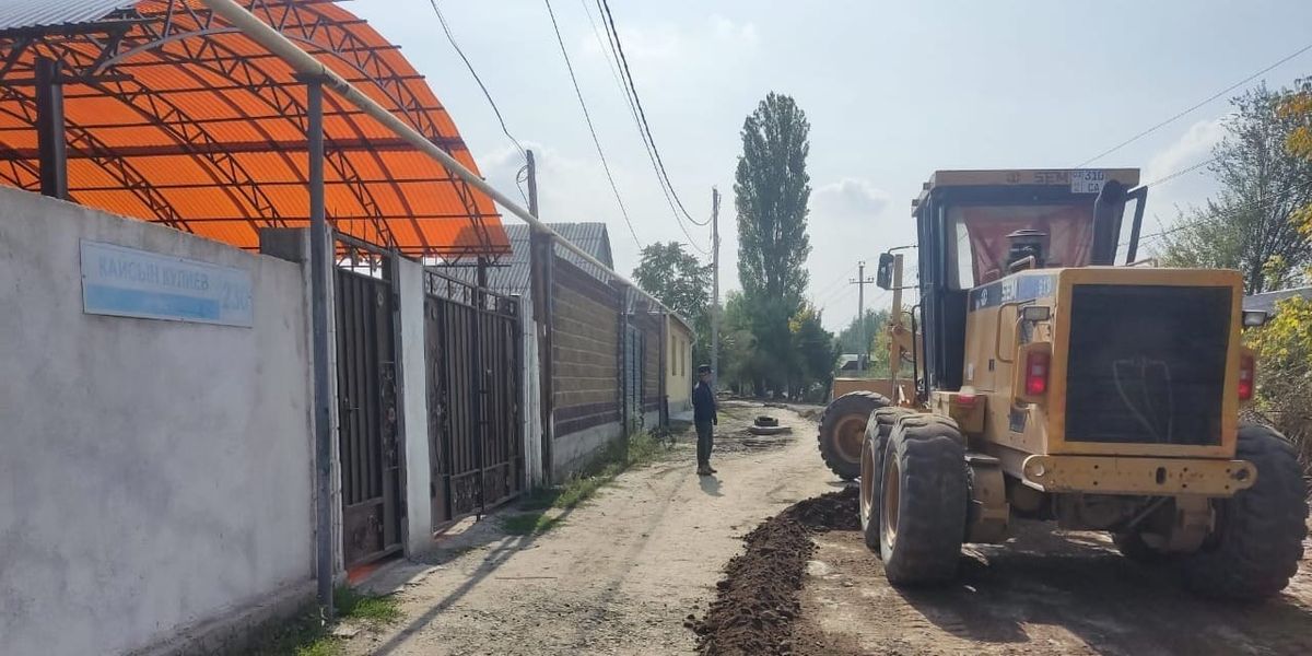 На каком этапе ремонт дороги по улице Кулиева, рассказали в мэрии Бишкека