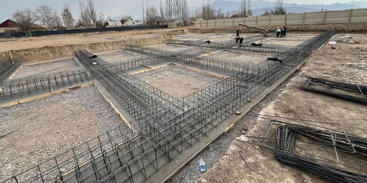 В селе Кок-Жар строится новый детский сад на 120 мест