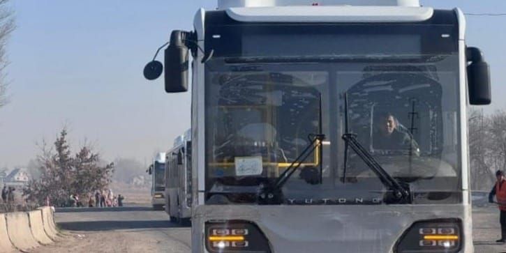 В Бишкек доставлена вторая партия автобусов, закупленных по проекту ЕБРР