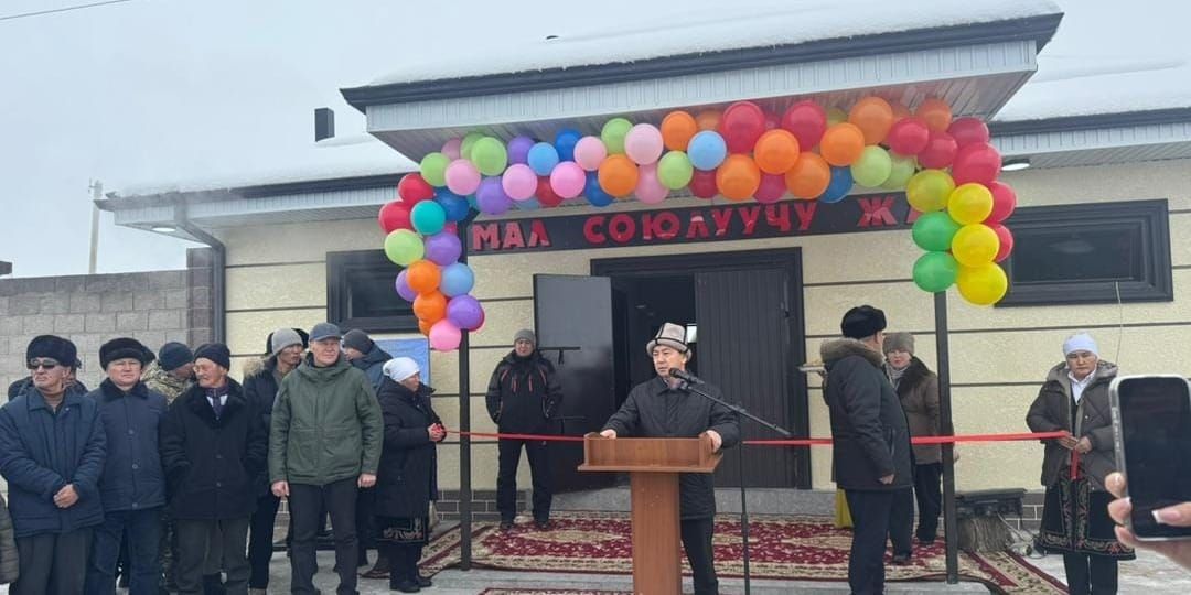 В Ак-Талинском районе запустили комплекс по откорму и убою скота