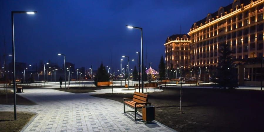 В Бишкеке открыт новый сквер «Санжыра» площадью 2 гектара