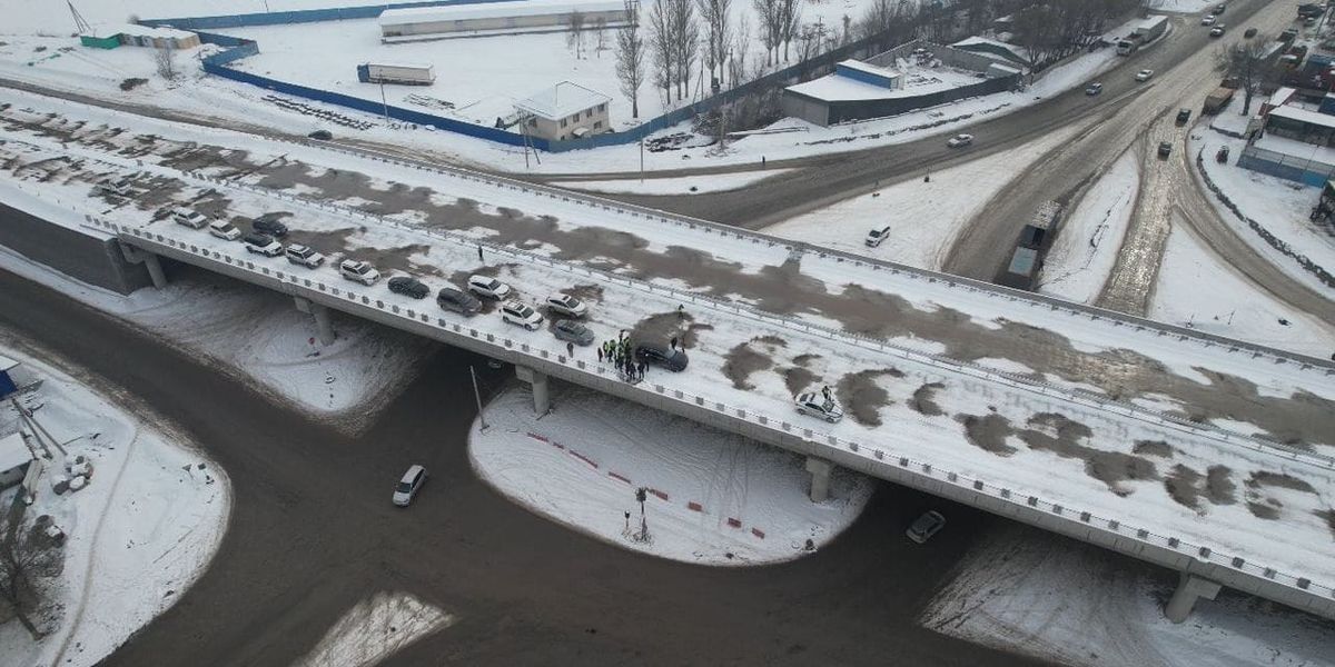 На Северной объездной Бишкека временно открыли три развязки