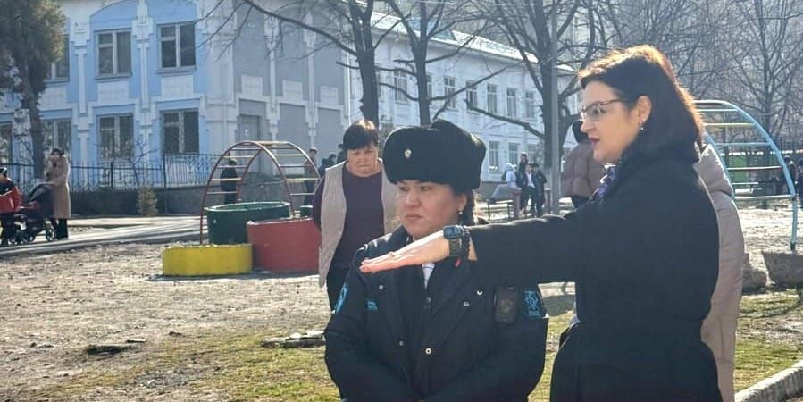 Фуры заезжали во двор: в Бишкеке внепланово проверили школу №66