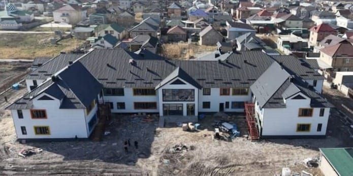 В жилмассиве Биримдик-Кут строят детсад на 280 мест: на каком этапе работы