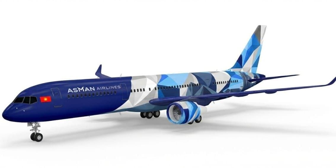 Как будут выглядеть новые Airbus A321 Asman Airlines? Подробности