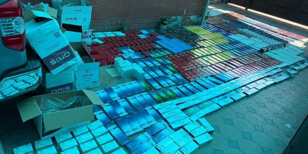 ГНС КР рейд сигареты, контрабанда табака Кыргызстан 2026, Беловодское новости, акцизные марки КР, налоговая служба Чуйская область