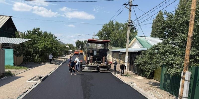 Капитальный ремонт улицы Исанова в Бишкеке