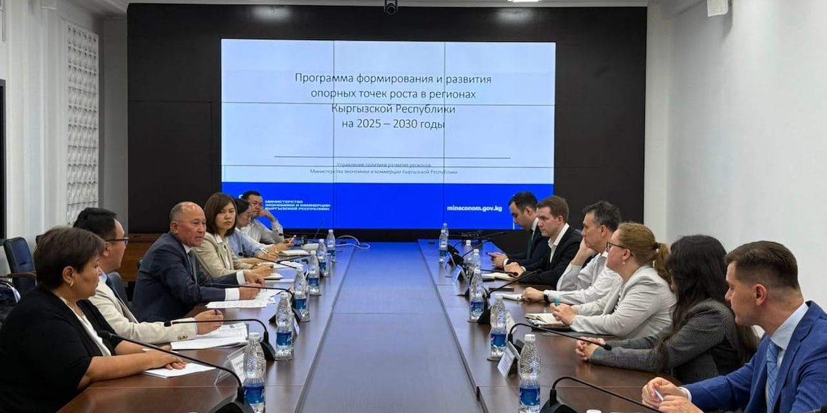 Обсуждение мастер-планов развития Канта и Узгена при участии Минэконома и ПРООН