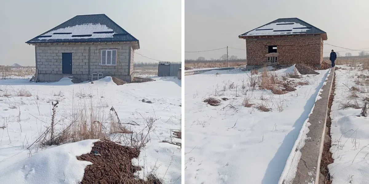 На пахотных землях Чуйской области возводят дома – материалы переданы в ОВД