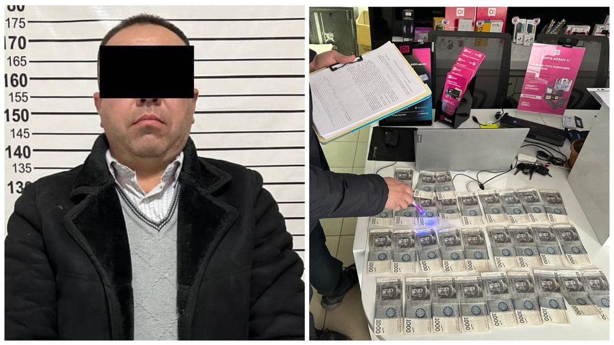 30 тысяч сомов за трехфазку: в Кадамжае главный инженер РЭС попался на взятке