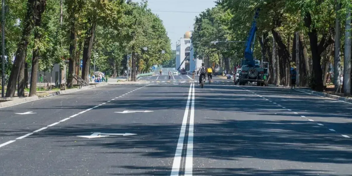 Проспект Чуй в Бишкеке перекроют с вечера 27 августа до полудня 29 августа