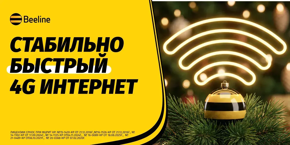 Встречайте Новый год с надежной сетью Beeline