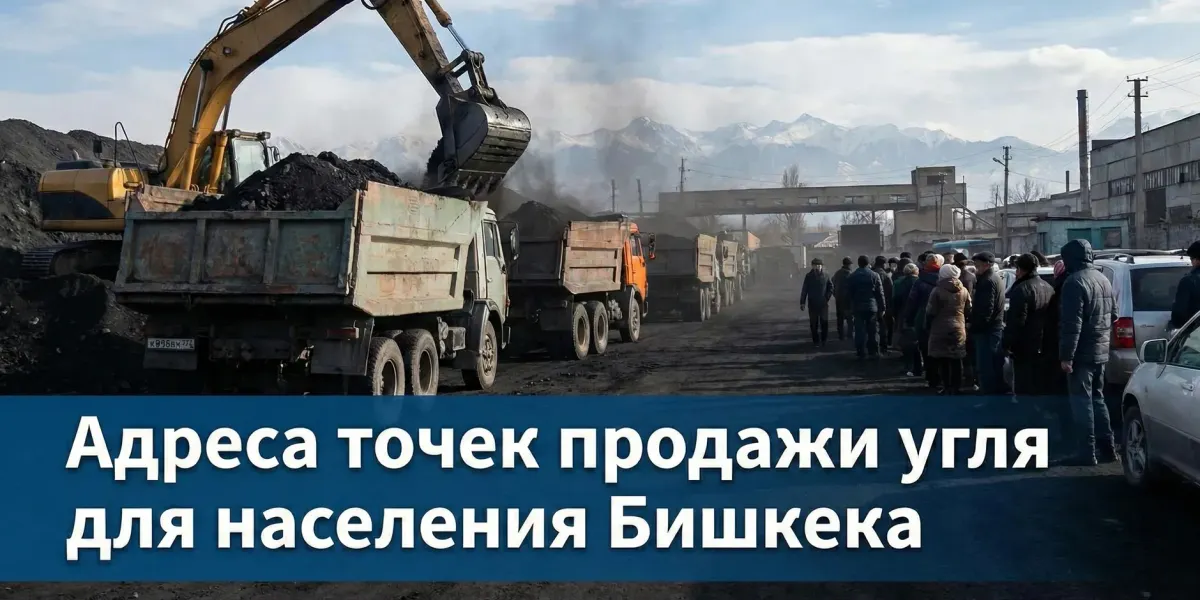 Где купить уголь в Бишкеке: адреса топливных баз и точек продажи
