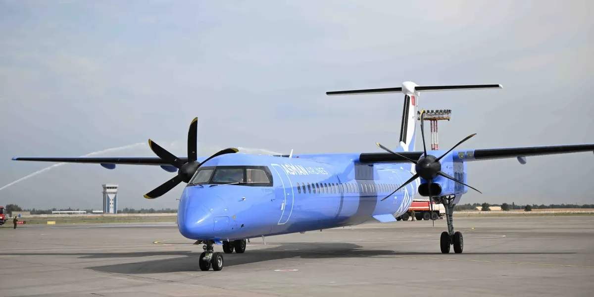 Asman Airlines получила третий самолет Dash 8 Q400