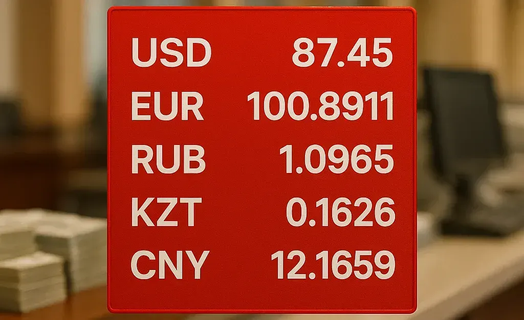Евро просел, рубль и тенге подорожали— курсы Нацбанка на 6 августа