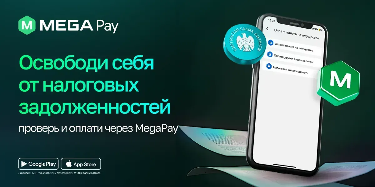 Проверяйте и оплачивайте налоговую задолженность через MegaPay