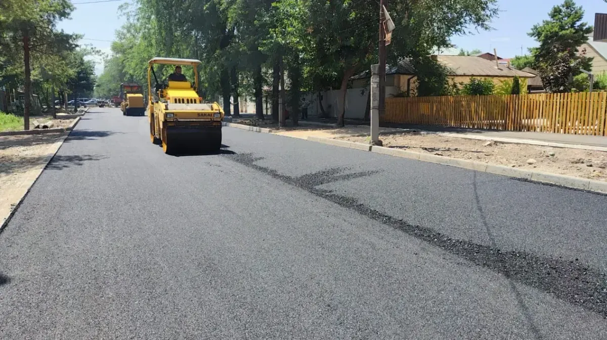 В Бишкеке открыт для движения отремонтированный участок улицы Исанова
