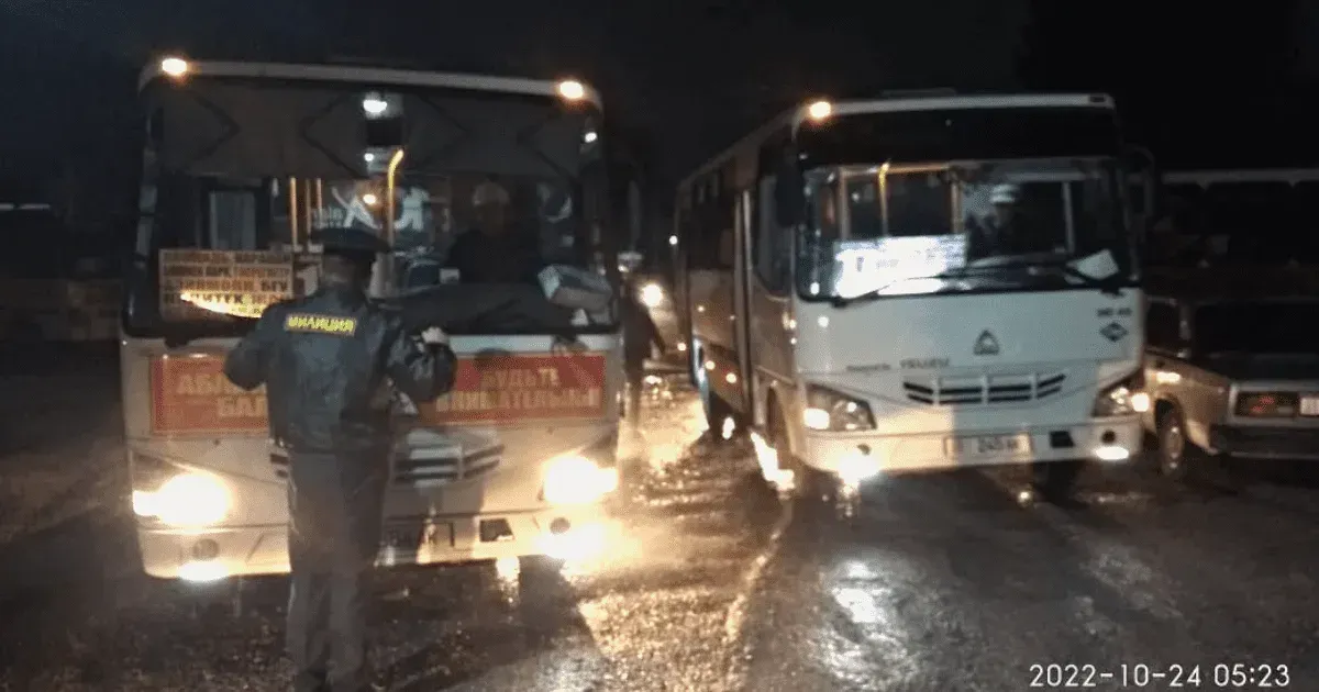 В Бишкеке 8 автобусов узбекского производства сняли с линий из-за плохого технического состояния