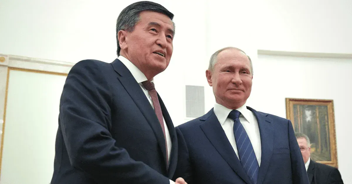 Жээнбеков и Путин выступили за дальнейшее наращивание сотрудничества между КР и РФ