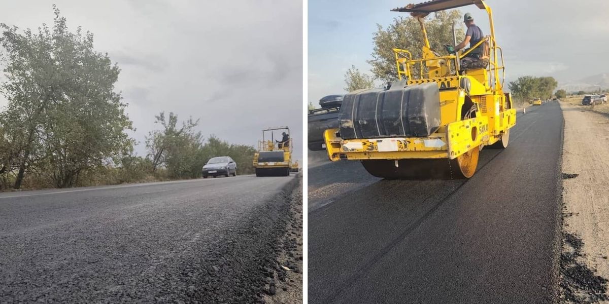 В Чуйской области заасфальтировали 5 км дороги Новопокровка — Туз