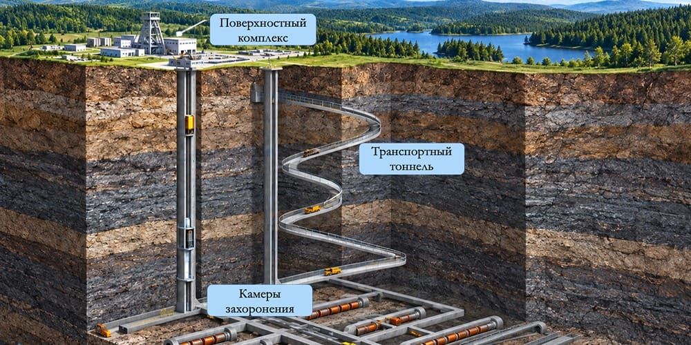 Ученые изучили поведение плутония и нептуния для безопасности ядерных хранилищ
