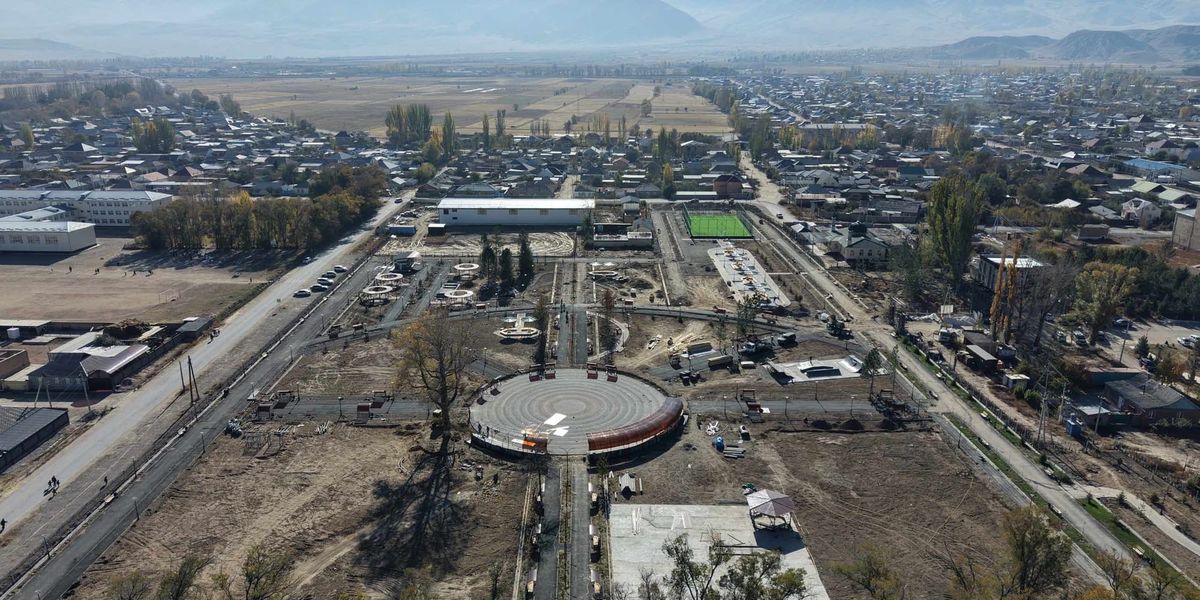 В Кочкорском районе реконструируют парк отдыха площадью 4.8 га