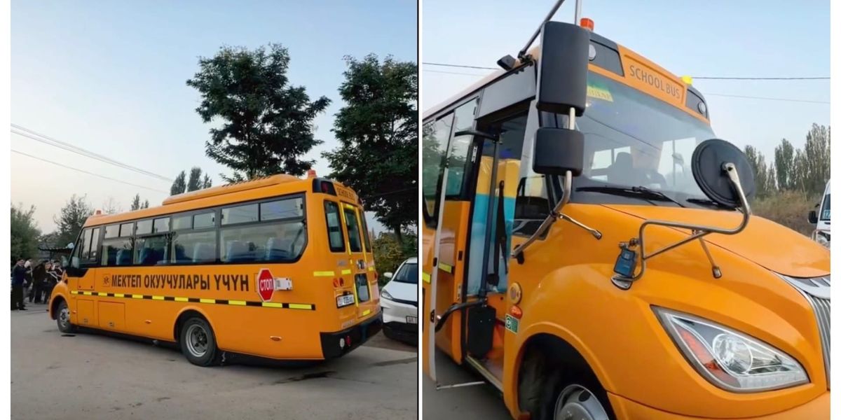 В Оше запустили два школьных автобуса — их число планируют увеличить до 10