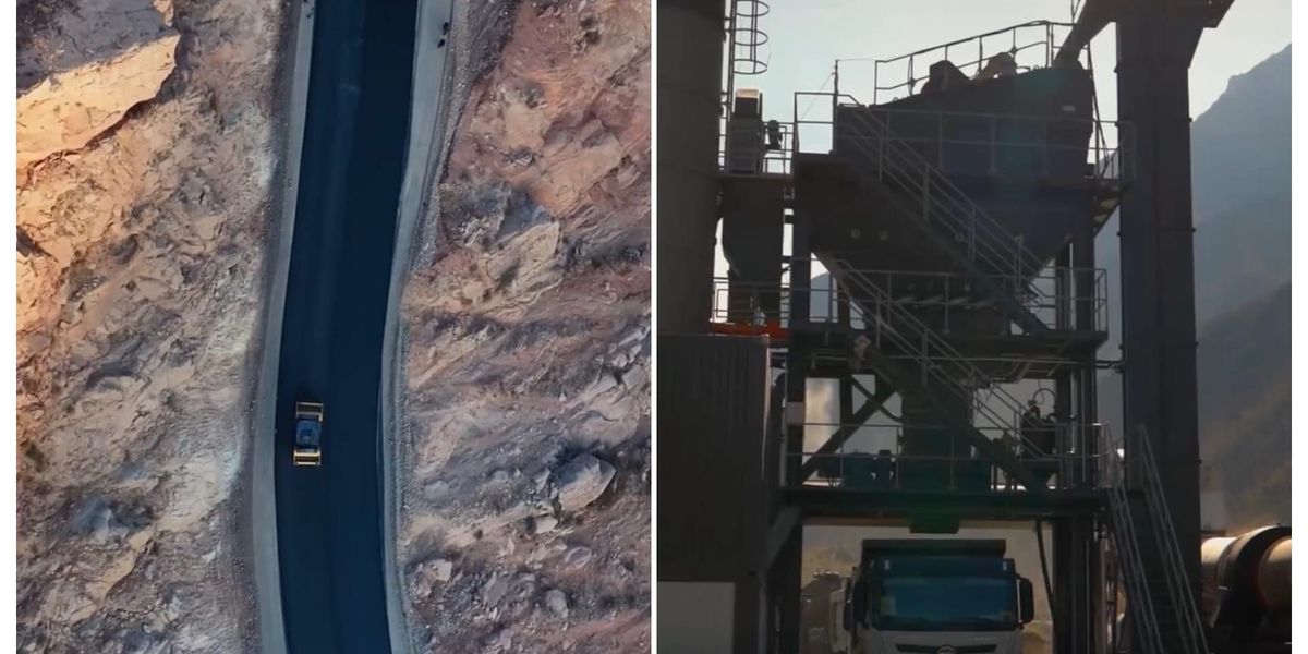 Больше половины трассы Мырзаке — Кара-Кулжа — Алайкуу покрыли асфальтом