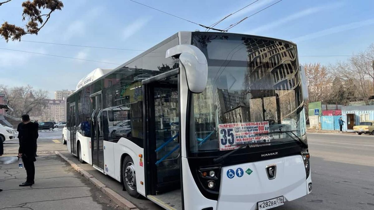 В Бишкеке тестируют автобус производства «Камаз» — в будущем планируют открыть сборочное производство