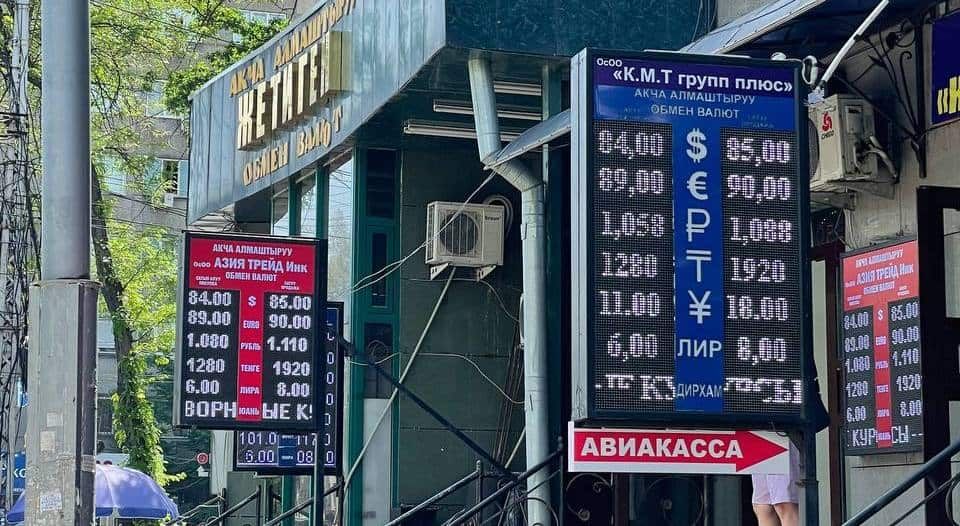 Курс доллара в Кыргызстане: покупка — 82.9 сома, продажа — 83.9 сома
