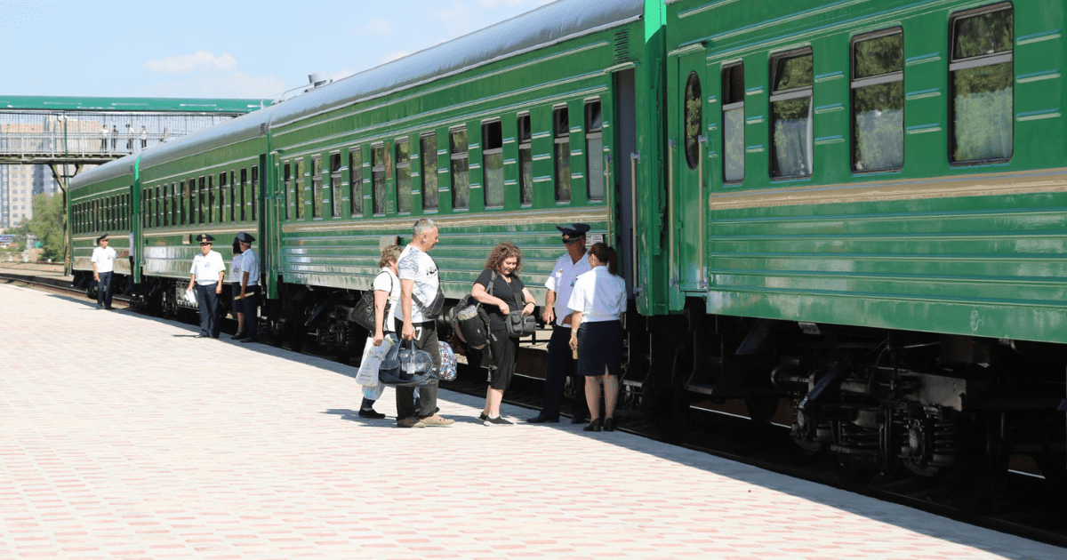Меняется расписание поездов из Кыргызстана в Россию