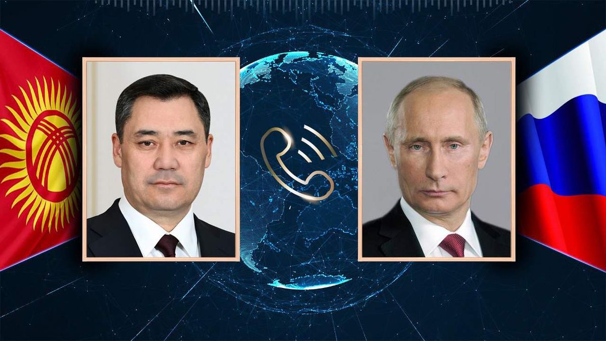 Садыр Жапаров провел телефонный разговор с Путиным
