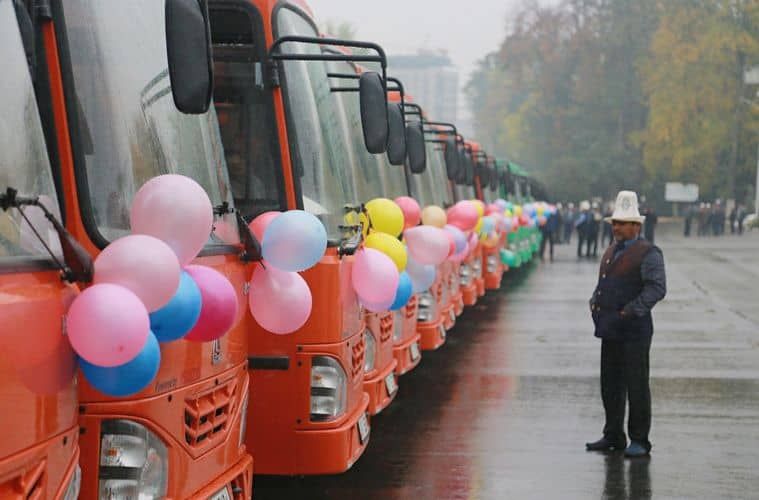 Ош закупил 50 узбекских автобусов по $37 тысяч каждый