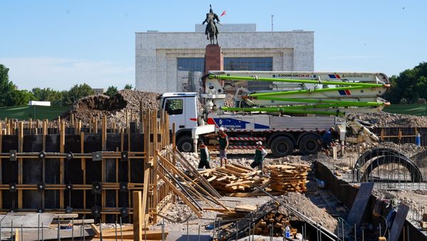 Как выглядит площадь Ала-Тоо в разгар ремонта – фото изображение публикации