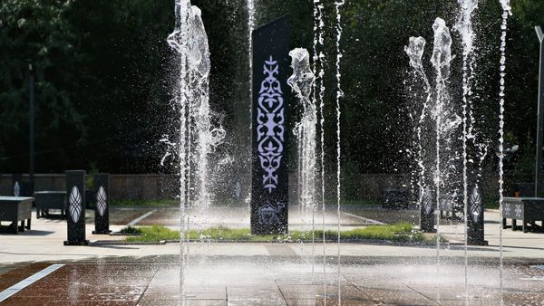 В центре Оша открыли парк с фонтанами – ФОТО изображение публикации