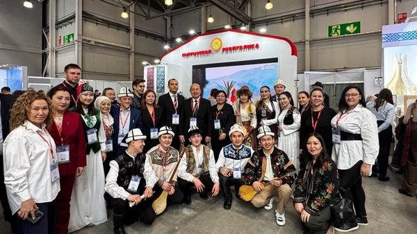 Павильон Кыргызстана на выставке в Москве. Фото: Фонд поддержки развития туризма в КР.
