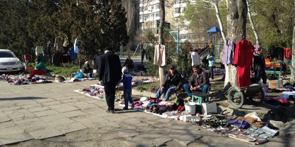 Блошиный рынок в Бишкеке перенесли на улицу Фучика изображение публикации