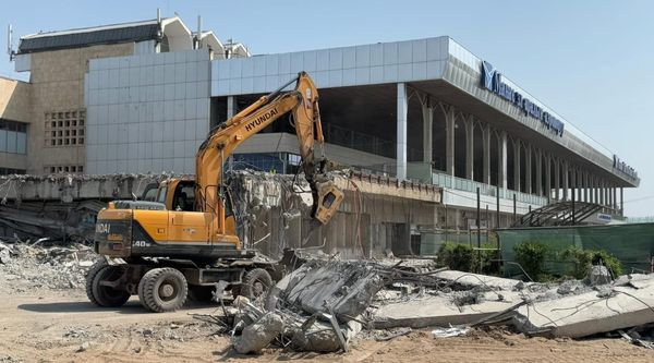 В аэропорту «Манас» строят новый корпус и модернизируют фасад старого терминала – фото изображение публикации
