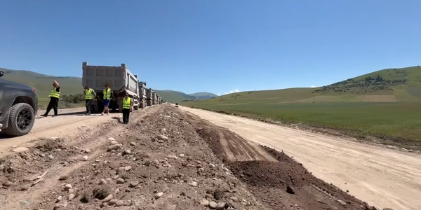 К курорту «Ала-Тоо Резорт» строят новую дорогу изображение публикации