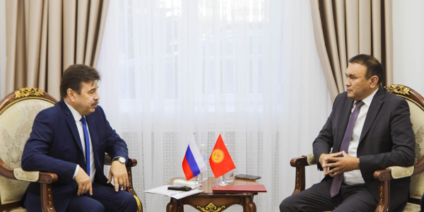 Встреча Алмаза Имангазиева с Сергеем Вакуновым. Фото: МИД.