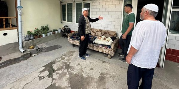 Визит Женишбека Токторбаева. Фото: мэрия Оша.