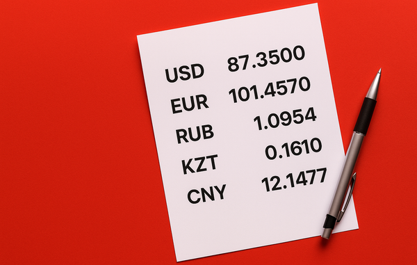 Все основные валюты подешевели к сому — курс НБ КР на 13 августа изображение публикации