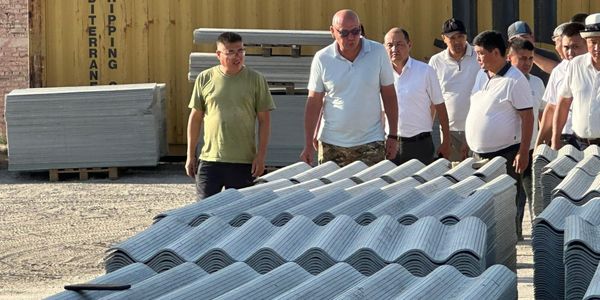 В Кызыл-Кие откроют новый завод по производству шифера за 70 млн сомов изображение публикации