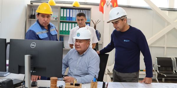 Таалайбек Ибраев проверил готовность Таласской области к ОЗП. Фото: Минэнерго.