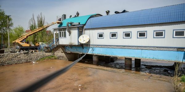 В Бишкеке завершена реконструкция моста, где раньше стояло кафе изображение публикации