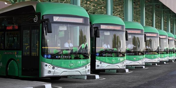 Садыр Жапаров открыл центр обслуживания электробусов и автобусов на газе в Бишкеке изображение публикации