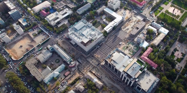 Когда в Бишкеке завершат строительство подземного комплекса Old Bishkek? Ответ Наримана Тюлеева изображение публикации