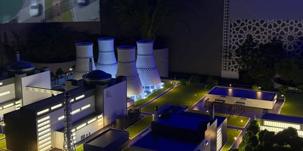 Макет интегрированной АЭС в Джизакской области. Фото: Podrobno.uz.