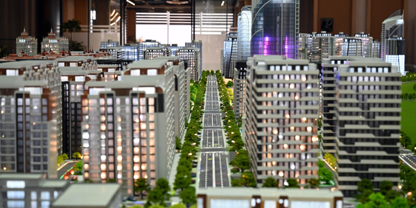 Макет IT-городка в Оше. Фото: Администрация президента КР.