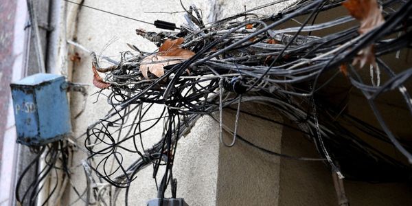 Мэрия Бишкека призывает интернет-провайдеров упорядочить кабели на фасадах зданий изображение публикации